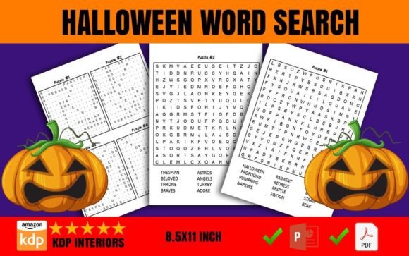30 Halloween Word Search - Vol 1: A Spooky and Engaging Puzzle Book for All Ages