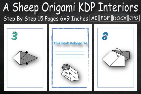 A Sheep Origami Step by Step: A Creative and Engaging Pastime