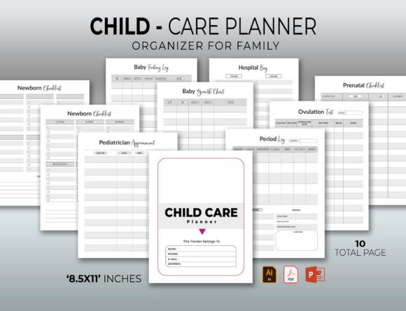 Childcare Planner Editable –KDP Interior
