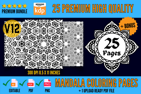 Exploring Mandala Adult Coloring Pages KDP V12: A Comprehensive Guide