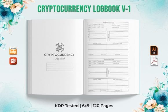 Master Your Cryptocurrency Trading with the Editable Cryptocurrency Trading Log Book V-1