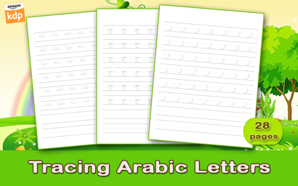 Mastering Arabic Alphabets with Tracing Letters