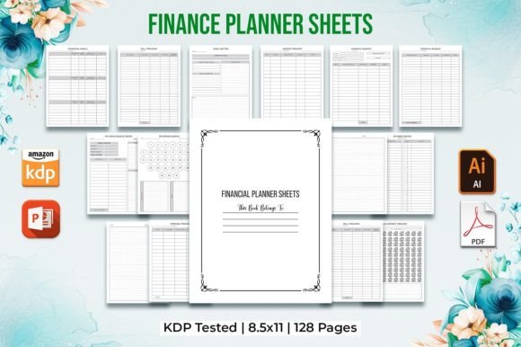 Mastering Your Finances with an Editable Finance Planner Kdp Interior