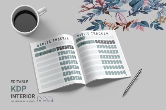 Maximizing Your Productivity with the Habits Tracker Editable 120 Pages KDP
