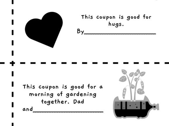 Perfect Father's Day Coupons 4 for Dad