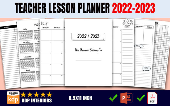 Teacher Lesson Planner 2022-2023: A Comprehensive Tool for Effective Classroom Management