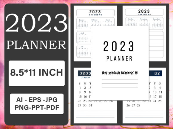 Unlock Your Productivity with the 2023 Monthly Planner Calendar KDP