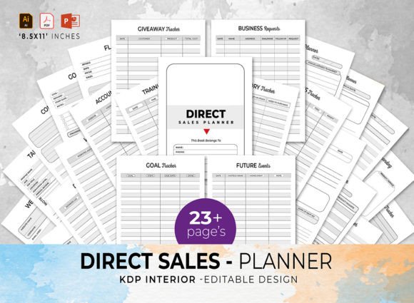 Unlock Your Sales Potential with the Direct Sales Planner, Marketing Journal