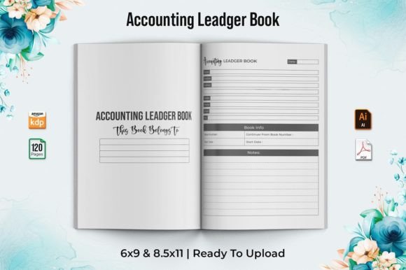 Unlocking Efficiency with the Editable Accounting Ledger Logbook for KDP