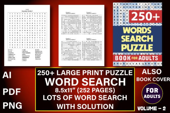 Word Search with Book Cover Vol - 2: A Comprehensive Guide for Puzzle Enthusiasts