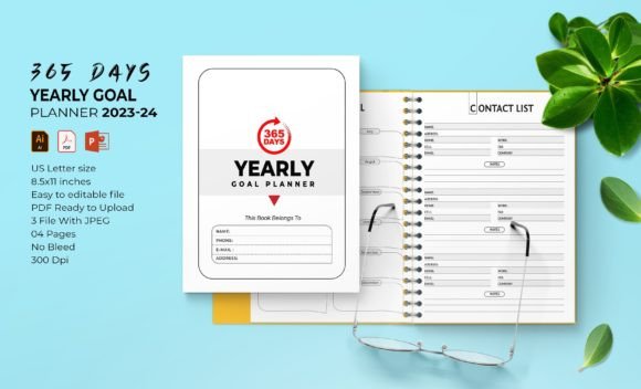 Yearly Goal Planner: A Comprehensive Tool for Organizing Your Year